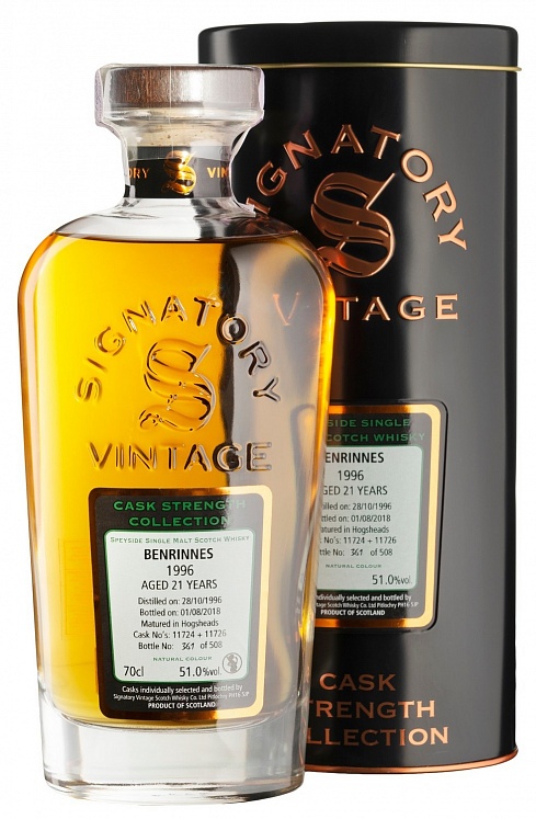 Benrinnes 21 YO 1996/2018 Cask Strength Signatory