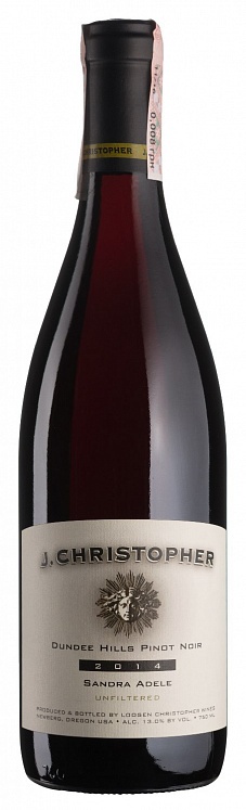 J. Christopher Pinot Noir Sandra Adele 2014 Set 6 bottles