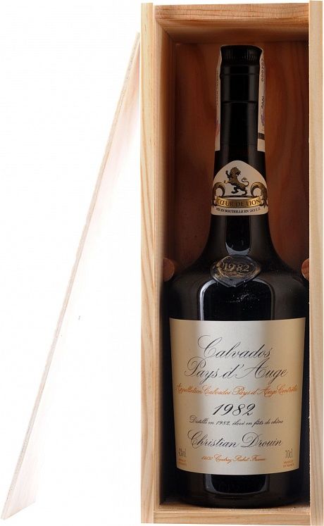 Christian Drouin Calvados Coeur de Lion Pays d'Auge 1982