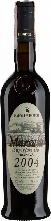 Marco De Bartoli Marsala Superiore Oro Riserva 2004, 500ml Set 6 bottles