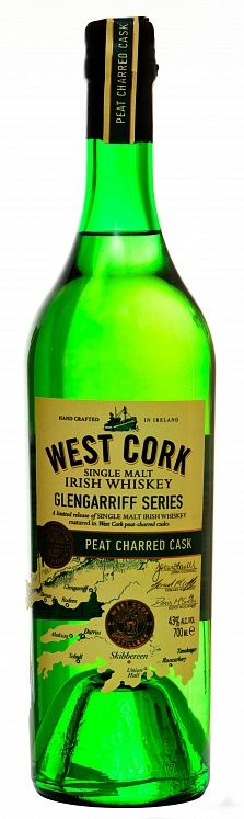 West Cork Glengarriff Peat Charred Cask Set 6 bottles