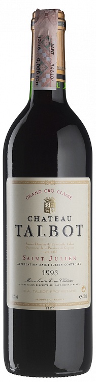 Chateau Talbot 4em GCC 1993