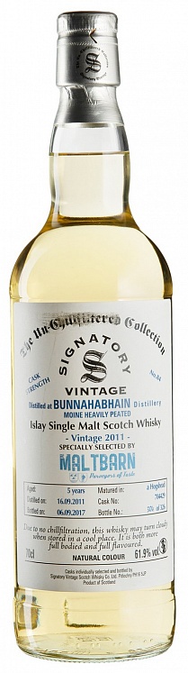 Bunnahabhain Moine 5 YO 2011/2017 Maltbarn