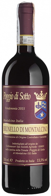 Poggio di Sotto Brunello di Montalcino 2015