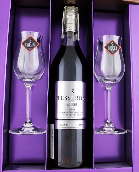 Tesseron Lot 53 XO Perfection Riedel Glasses