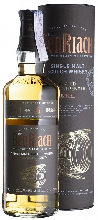 BenRiach Cask Strength Peated Batch 1