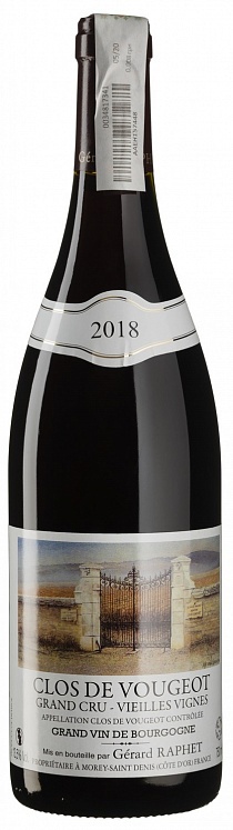 Gerard Raphet Clos Vougeot Vieilles Vignes 2018