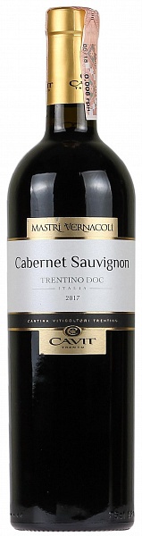 Cavit Mastri Vernacoli Cabernet Sauvignon 2020 Set 6 bottles