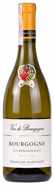 Francois Martenot Bourgogne Chardonnay Parfum de Vigne 2017 Set 6 Bottles
