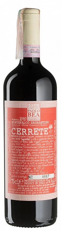 Paolo Bea Montefalco Sagrantino Cerrete 2010