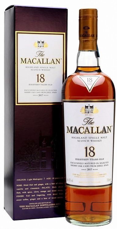 Macallan 18 YO Sherry Oak 1999/2017