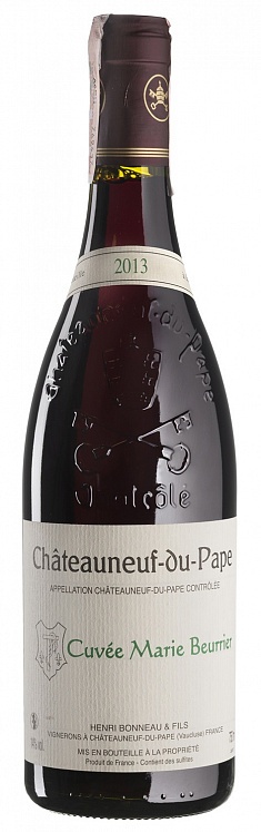 Henri Bonneau Chateauneuf-du-Pape Cuvee Marie Beurrier 2013