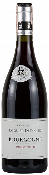 Pasquier Desvignes Bourgogne Pinot Noir 2016 Set 6 bottles