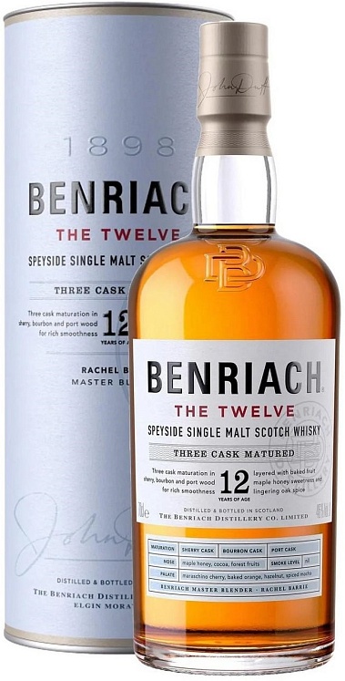 BenRiach 12 YO The Smoky Set 6 Bottles