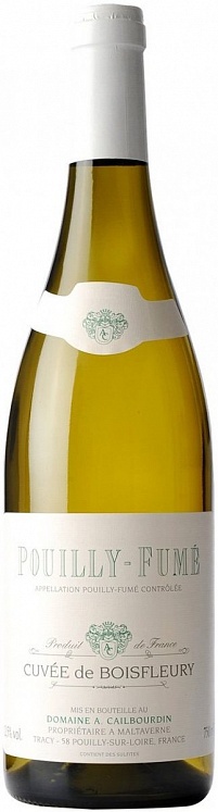 Domaine Cailbourdin Pouilly-Fume Cuvee de Boisfleury 2019 Set 6 bottles