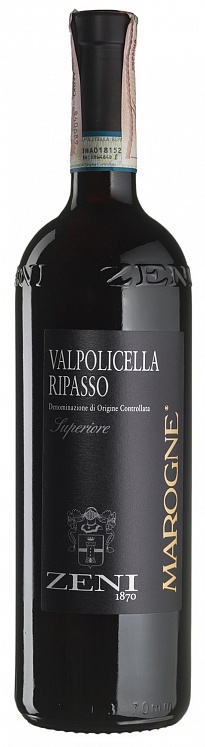 Fratelli Zeni Valpolicella Ripasso Superiore Marogne 2018 Set 6 bottles