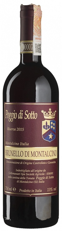 Poggio di Sotto Brunello di Montalcino Riserva 2015