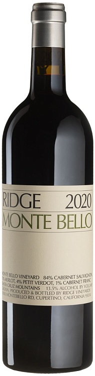 Ridge Vineyards California Monte Bello 2020