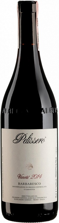 Pelissero Barbaresco Vanotu 2014 Set 6 bottles