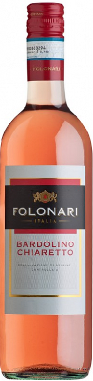 Folonari Bardolino Chiaretto Rose 2017 Set 6 Bottles