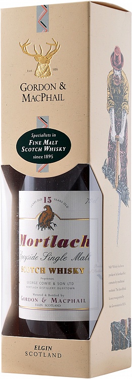 Mortlach 15 YO Distillery Labels Gordon & MacPhail