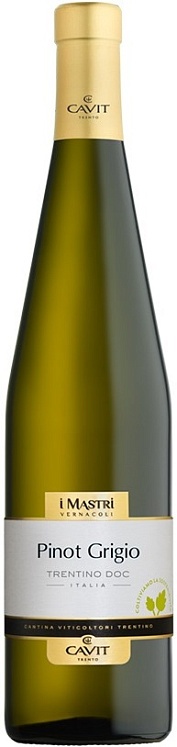 Cavit Mastri Vernacoli Pinot Grigio 2024 Set 6 Bottles