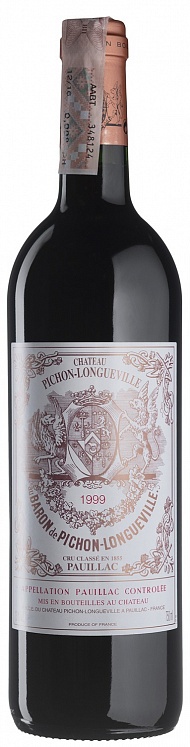 Chateau Pichon-Longueville Baron 2-eme GCC 1999