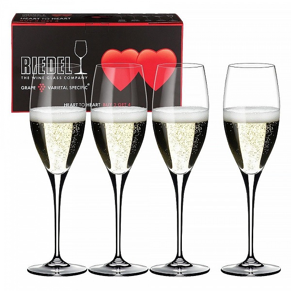 Riedel Heart To Heart Champagne 330 ml Set of 4