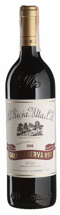 La Rioja Alta Gran Reserva 890 2005