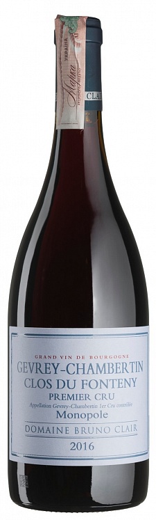 Domaine Bruno Clair Gevrey-Chambertin Clos du Fonteny Premier Cru 2016