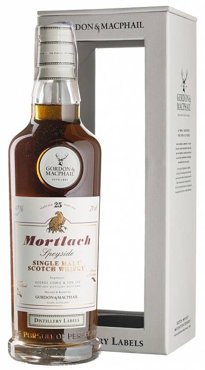 Mortlach 25 YO Distillery Labels Gordon & MacPhail