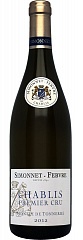 Вино Simonnet-Febvre Chablis Premier Cru Montee de Tonnerre 2012