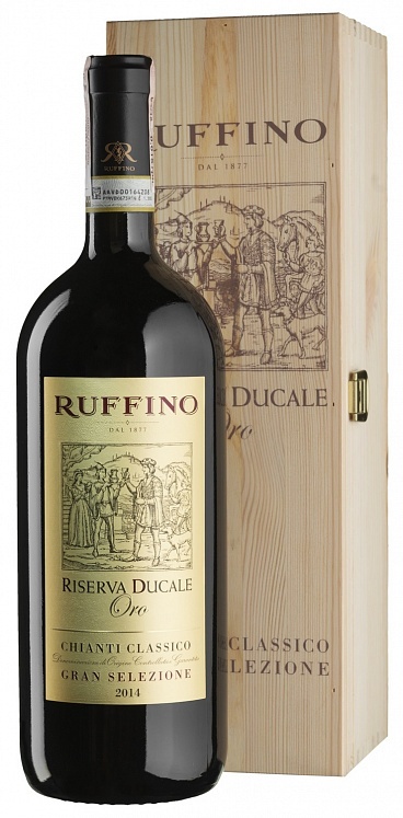 Ruffino Riserva Ducale Oro Chianti Classico Riserva Gran Selezione 2014 Magnum 1,5L Set 6 bottles