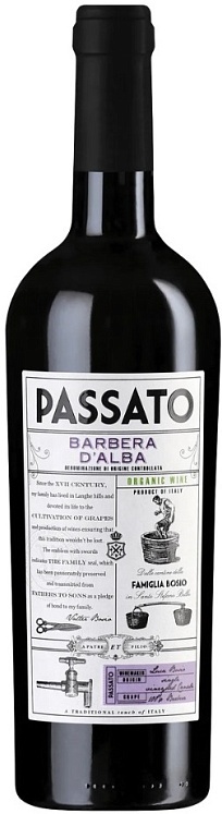 Luca Bosio Passato Barbera d'Alba Organic 2021 Set 6 Bottles