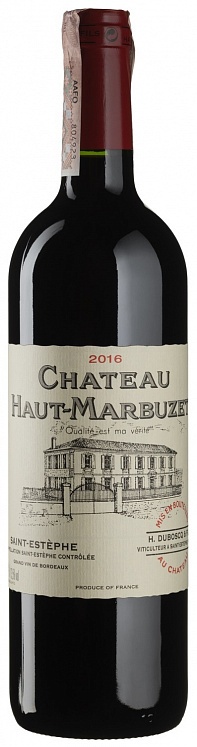 Chateau Haut-Marbuzet 2016 Set 6 bottles