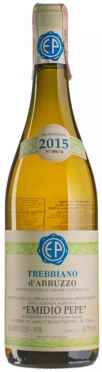 Emidio Pepe Trebbiano d'Abruzzo 2015 Set 6 bottles