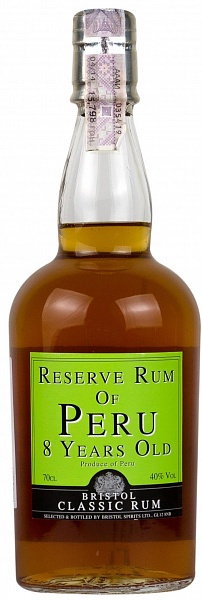 Bristol Spirits Rum Reserve Peru 8 YO