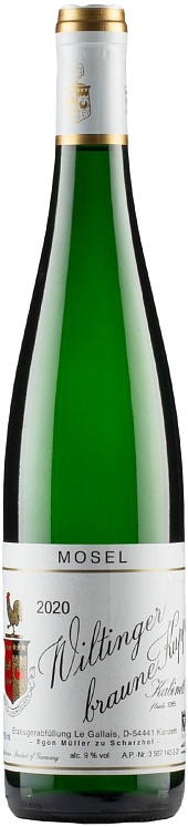 Egon Muller Mosel Riesling Wiltinger Braune Kupp Kabinett 2020