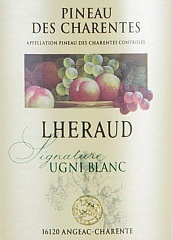 Lheraud Pineau des Charentes Signature Ugni Blanc 7YO