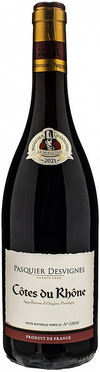 Pasquier Desvignes Cotes du Rhone Rouge 2021 Set 6 bottles