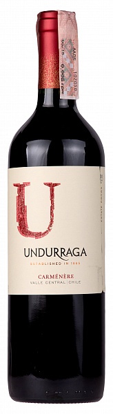 Undurraga Carmenere 2017 Set 6 bottles