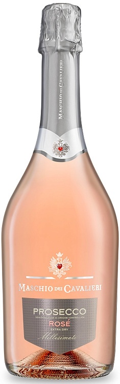 Maschio dei Cavalieri Extra Dry Rose Prosecco DOC Spumante Millesimato 2021 Set 6 bottles