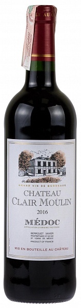 Chateau Clair Moulin Medoc 2016 Set 6 Bottles